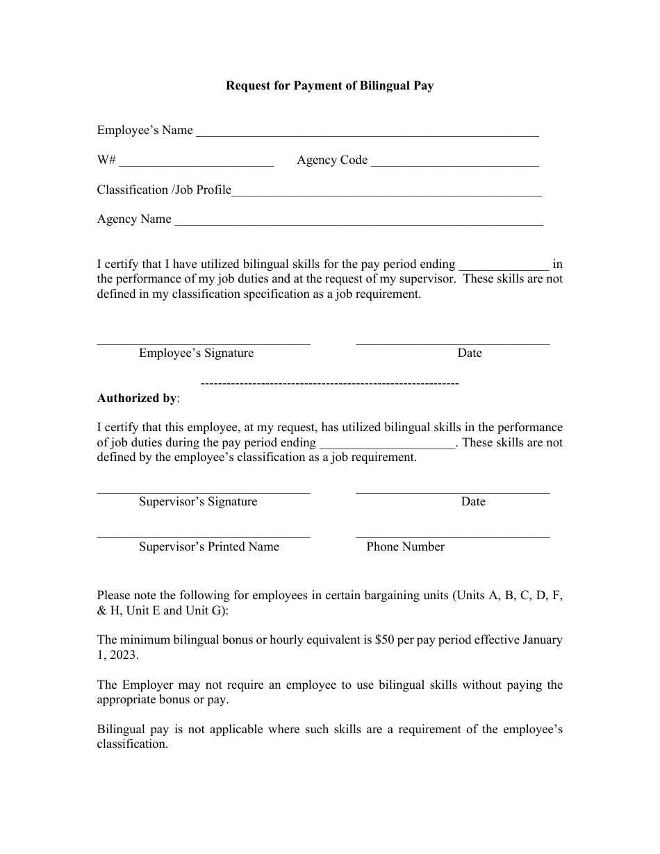 Maryland Request For Payment Of Bilingual Pay Fill Out Sign Online maryland-request-for-payment-of-bilingual-pay-fill-out-sign-online