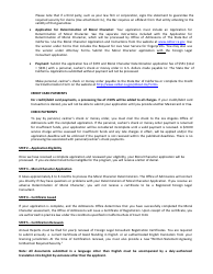 Instructions for Registration as a Foreign Legal Consultant Application - California, Page 3