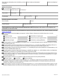 Forme MOL-ES-002F Formulaire De Reclamation Relative Aux Normes D&#039;emploi - Ontario, Canada (French), Page 5