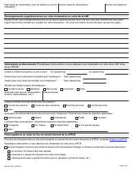 Forme MOL-ES-002F Formulaire De Reclamation Relative Aux Normes D&#039;emploi - Ontario, Canada (French), Page 6