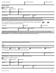 Form MOL-ES-002E Employment Standards Claim Form - Ontario, Canada, Page 3