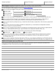 Form MOL-ES-002E Employment Standards Claim Form - Ontario, Canada, Page 5