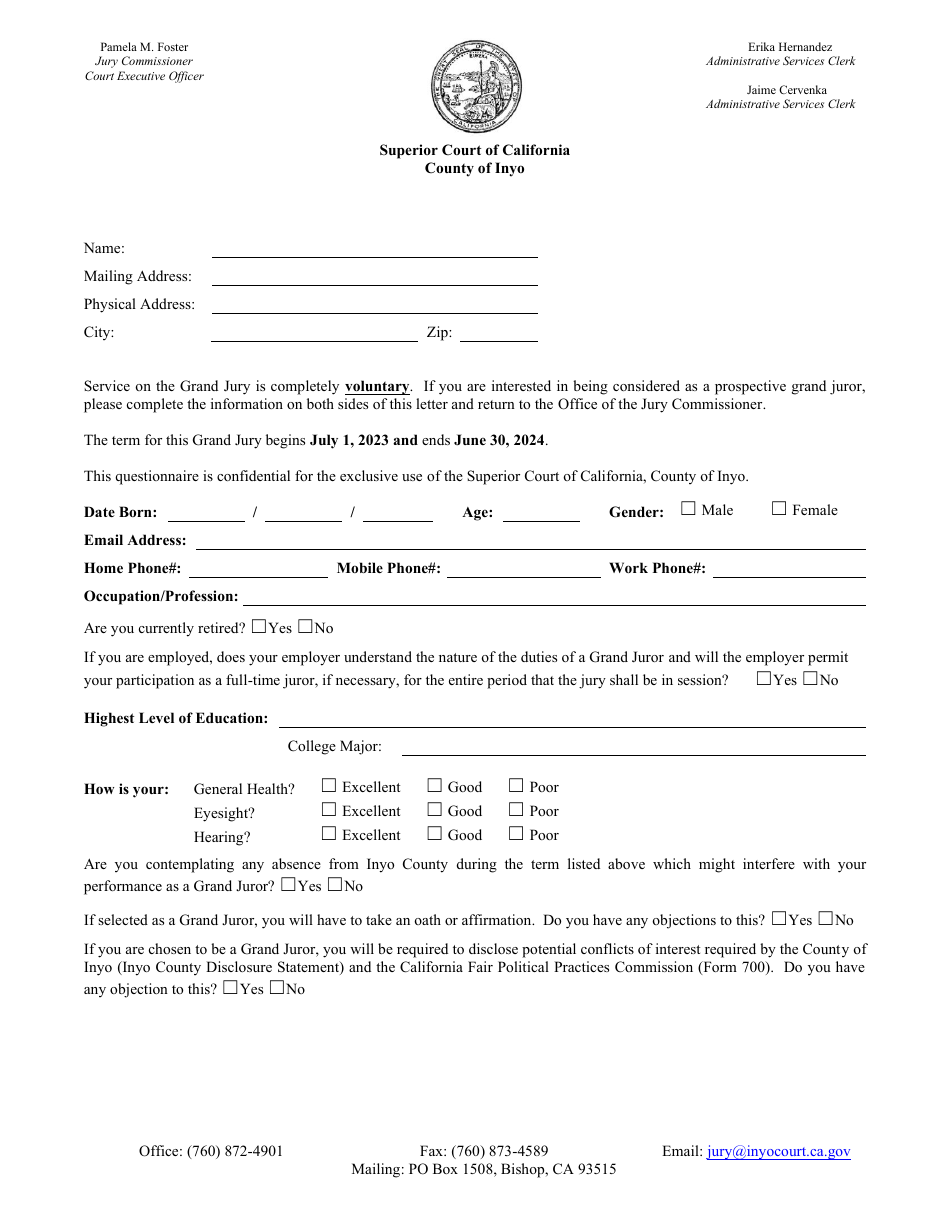 2024 County Of Inyo California Grand Jury Application Download   Grand Jury Application County Of Inyo California Print Big 