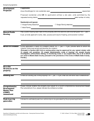 Zoning Hearing Application - Miami-Dade County, Florida, Page 7