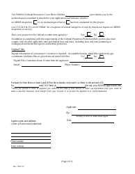 Application for Right-Of-Way Easement - New Mexico, Page 2