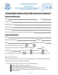Despp Internship Forensic Lab Application - Connecticut, Page 5