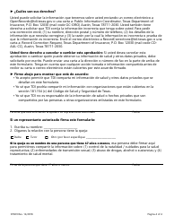 Formulario CP029-SP Obtenga Ayuda Si Recibio Una Factura Sorpresa De Un Proveedor De Servicios Medicos - Texas (Spanish), Page 4