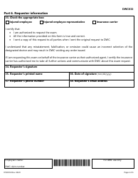 Form DWC032 Request for Designated Doctor Examination - Texas, Page 4