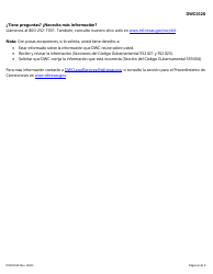 Formulario DWC032S Solicitud Para Obtener Un Examen Por Parte De Un Medico Designado - Texas (Spanish), Page 6