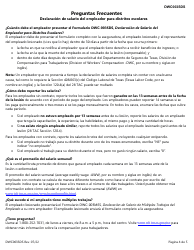 Formulario DWC003SDS Declaracion De Salario Del Empleador Para Distritos Escolares - Texas (Spanish), Page 4