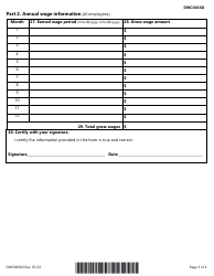 Form DWC003SD Employer&#039;s Wage Statement for School Districts - Texas, Page 3