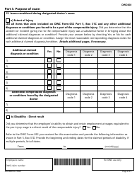 Form DWC068 Designated Doctor Examination Data Report - Texas, Page 2