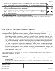 Form DWC067 Designated Doctor Certification Application - Texas, Page 7