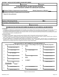 Form DWC052 Application for Supplemental Income Benefits - Texas, Page 3