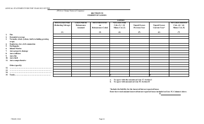 Form FIN128 Annual Statement - Farm Mutual Companies - Texas, Page 13