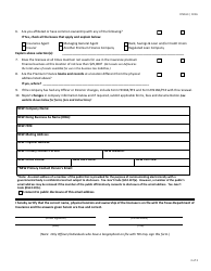 Form FIN163 (PF1C) Premium Finance License Renewal Application - Texas, Page 3