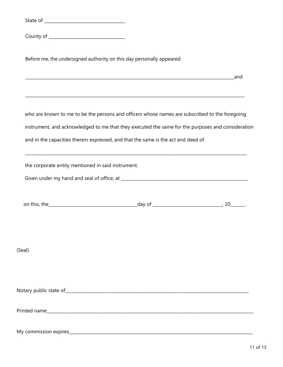 Form FIN145 (TDI BR-93) Notice of Intent to Relocate Books and Records Outside of Texas - Texas, Page 11