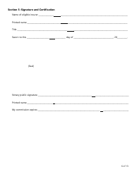 Form FIN145 (TDI BR-93) Notice of Intent to Relocate Books and Records Outside of Texas - Texas, Page 6