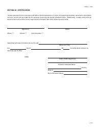 Form PF1A (FIN161) Premium Finance Supplemental Application - Texas, Page 2