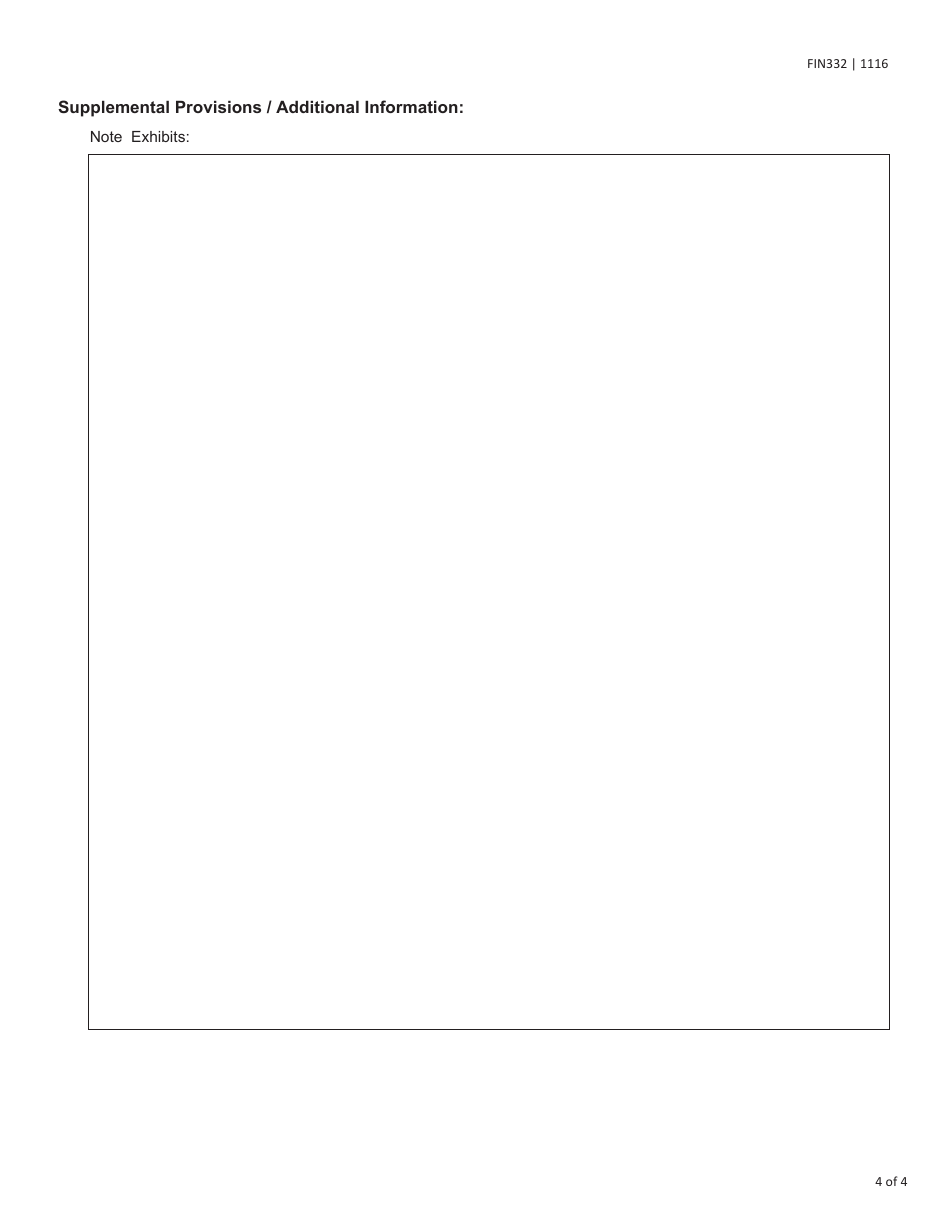 Form FIN332 Capital Changes Amendment for Texas Stock Property and Casualty or Life, Health, and Accident Insurance Companies - Texas, Page 4