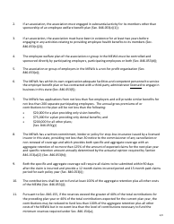 Form FIN373 Instructions for Certificate of Authority for Multiple Employer Welfare Arrangement - Texas, Page 6
