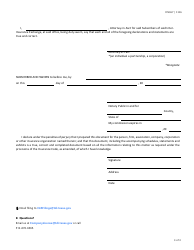 Form FIN367 (A-212) Reciprocal or Inter-Insurance Exchanges - Texas, Page 3
