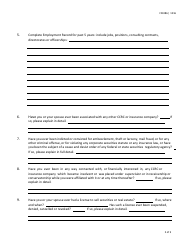 Form FIN386 (CCRC Form 4A) Biographical Data Form for Not-For-Profit Ccrc Board Member - Texas, Page 2
