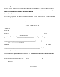 Form FIN419 (RRG-A-122) Registration of a Foreign/Alien Risk Retention Group - Texas, Page 2