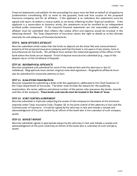 Form FIN368 Instructions for the Original Incorporation of a Texas Lloyds Company - Texas, Page 4