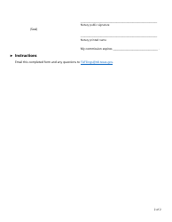 Form FIN396 (CCRC Form 13) Notice of Lien - Texas, Page 2