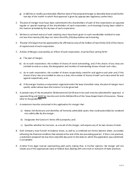 Form FIN363 HMO Merger Checklist - Texas, Page 2