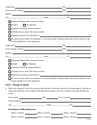 Form FIN531 Biographical Form and Certification of License Qualification - Texas, Page 2