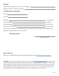 Form FIN531 Biographical Form and Certification of License Qualification - Texas, Page 4