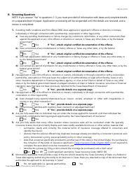 Form FIN514 Application for a Specialty Insurance License - Texas, Page 2