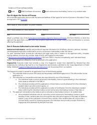 Form FIN510 Application for Reinsurance Intermediary License - Texas, Page 5