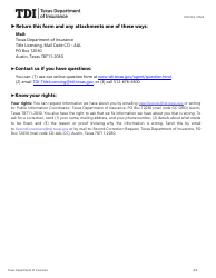 Form FINT143 Application for Title Insurance Agent or Direct Operation License - Texas, Page 4