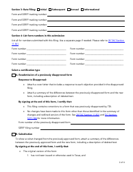Form LAH312 HMO Transmittal Form - Texas, Page 2