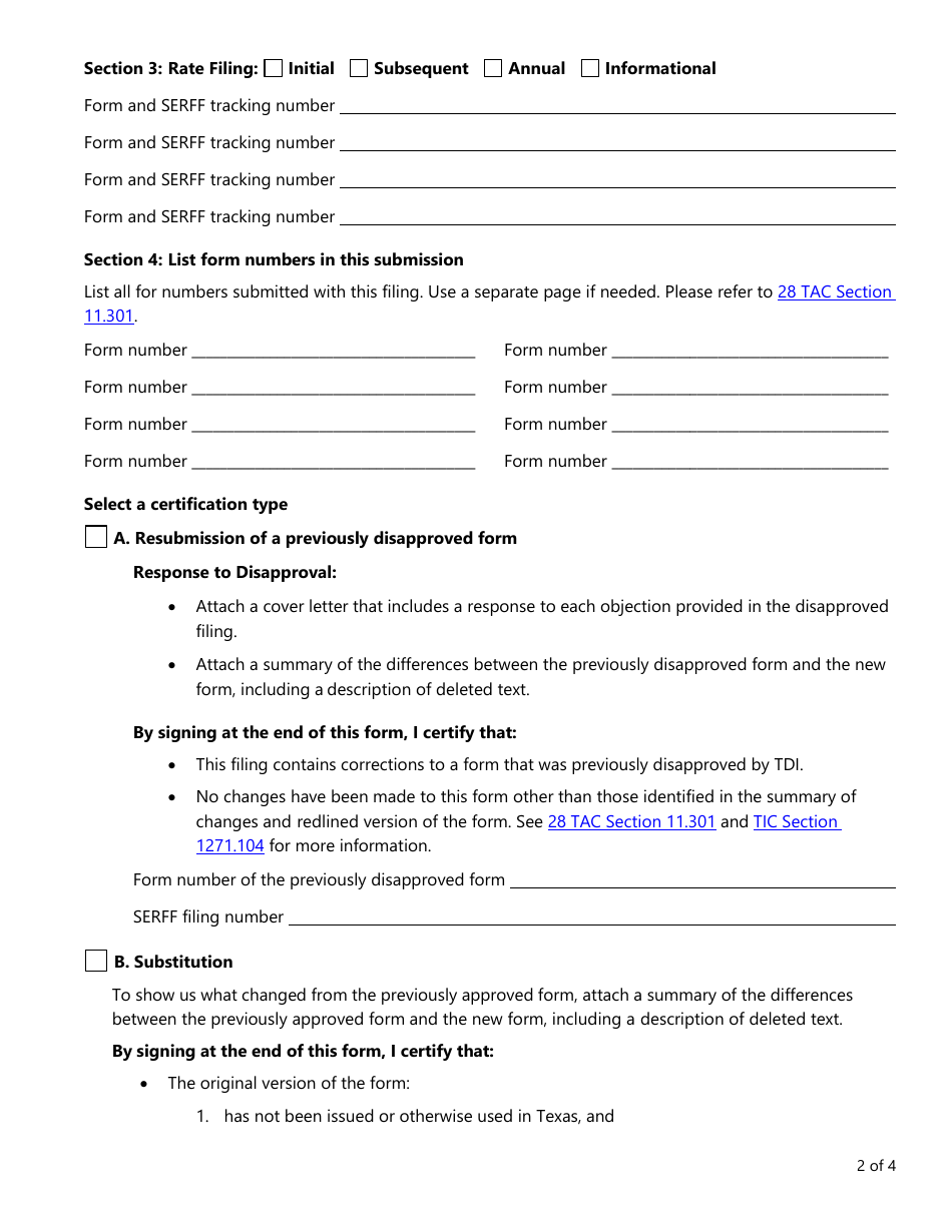 Form LAH312 HMO Transmittal Form - Texas, Page 2