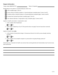 Form LHL009 Request for a Review by an Independent Review Organization (Iro) - Texas, Page 2