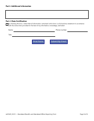 Form LAH345 Mandated Benefits and Mandated Offers Reporting Form - Texas, Page 8