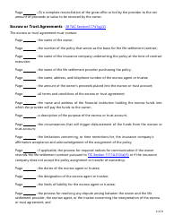 Form LAC026 Life Settlement Forms Checklist - Texas, Page 6