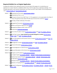 Form LHL705 Workers&#039; Compensation Health Care Network Application - Texas, Page 7