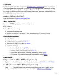 Form LHL658 Application for Approval Exclusive Provider Benefit Plan (Epo) and Preferred Provider Benefit Plan (Ppo) - Texas, Page 2