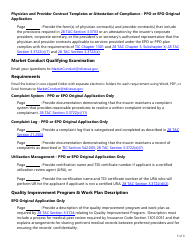 Form LHL658 Application for Approval Exclusive Provider Benefit Plan (Epo) and Preferred Provider Benefit Plan (Ppo) - Texas, Page 5