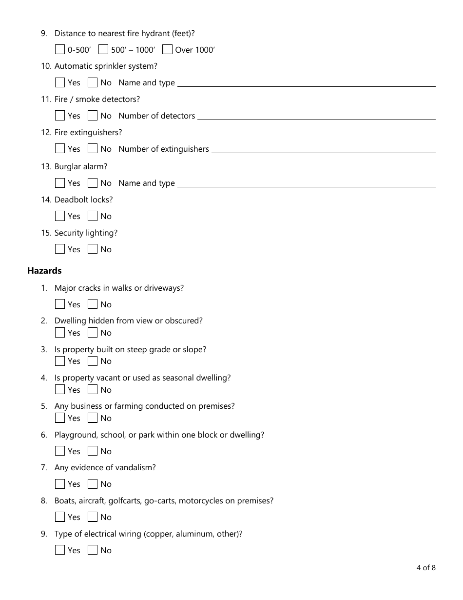 Form PC373 (VIP-2) Texas Residential Property Condition Evaluation Report - Texas, Page 4