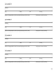 Form SF054 Company Branch Office Update Form - Texas, Page 2