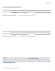 Form PC390 Loss Control Representative Qualification Review - Texas, Page 2