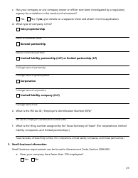 Form SF246 Fire Alarm Training School Approval Application - Texas, Page 2