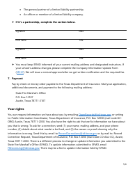 Form SF246 Fire Alarm Training School Approval Application - Texas, Page 5