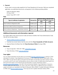 Form SF084 Fire Alarm Certificate of Registration Renewal Application - Texas, Page 4
